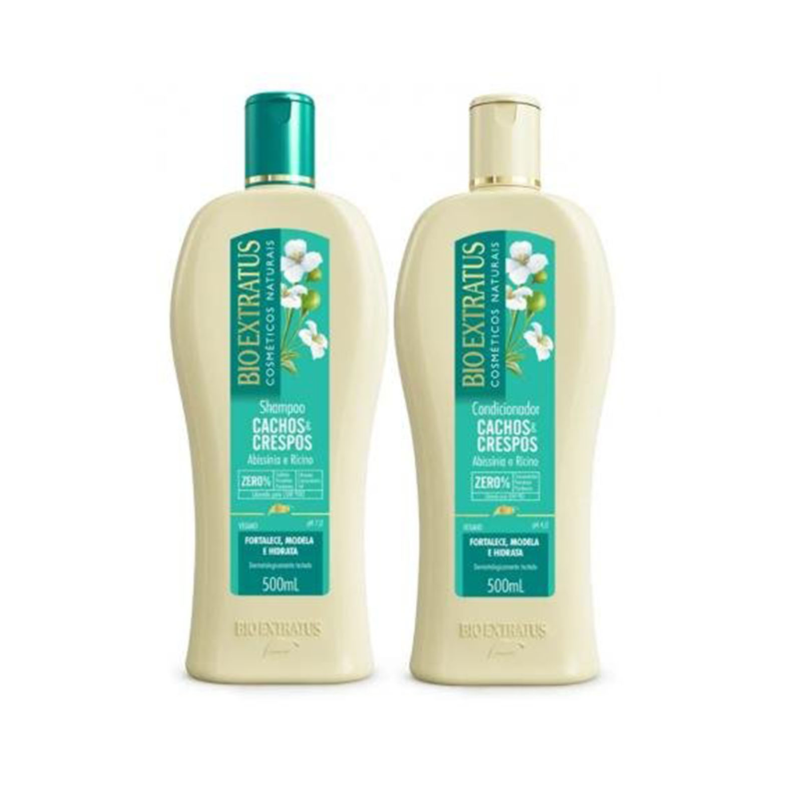 Shampoo e Condicionador 250ml Cachos e Crespos Bio Extratus